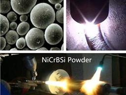 Self-fluxing NiBSi Powder