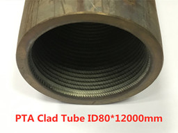 AMTmetalTech Long Small Tube Inside ID PTA Plasma Inconel 625 Powder Cladding