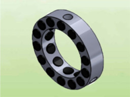 AMTmetalTech PDC Polycrystalline Diamond Cutter Thrust and Redial Bearing