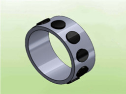 AMTmetalTech PDC Polycrystalline Diamond Cutter Redial Bearing