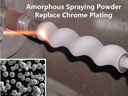 AMTmetalTech Amorphous Powder Thermal Spraying Srew Rotor