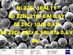 AMTmetalTech MCrAlY Powders for high Temperature Bondcoat Thermal Spraying