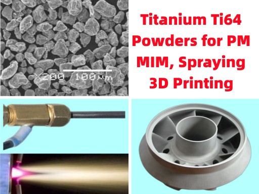 AMTmetalTech Titanium Ti64 Powders for Thermal or Cold Spraying, 3D Printing or PM/MIM