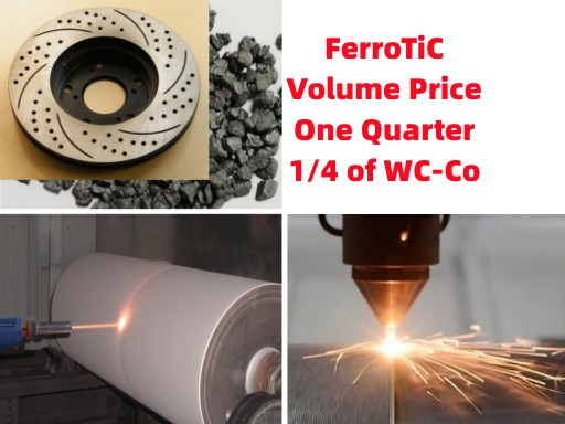 AMTmetalTech FerroTiC Powders for HVOF Thermal Spraying or Laser Cladding Brake Disc