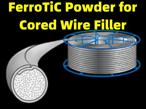 AMTmetalTech FerroTiC Titanium Carbide Steel Cemented Hardmetal Powder for Cored Wire Filler