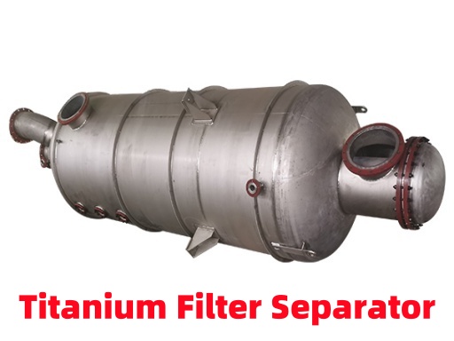 AMTmetalTech Titanium Hastelloy Zirconium Acid Alkali Chlorine Filter Separator