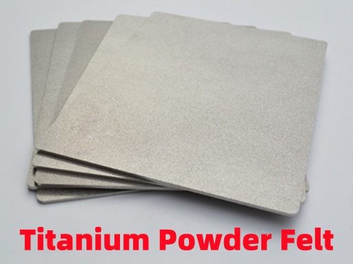 AMTmetalTech Titanium or Nickel Powder Felt