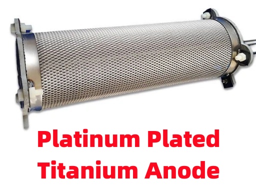 AMTmetalTech Platinum Plated Electrolytic Hydrogen Titanium Anode
