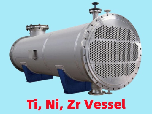 AMTmetalTech Titanium, Hastelloy, Zirconium Acid Alkali Heat Exchanger Reactor Vessel
