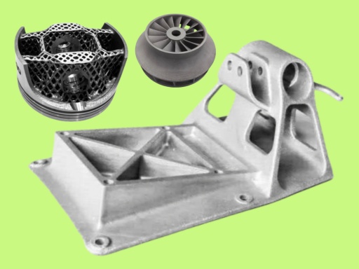 AMTmetalTech Aluminum or Steel Binder Jetting Printing Part for Automobile