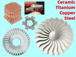 AMTmetalTech Ceramic, Titanium, Copper, Steel Binder Jetting 3D Printing