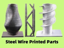 AMTmetaTech Stainless Steel Metal Alloy Wire Arc or Laser WAAM 3D Printed Parts